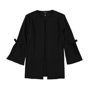 Alfani Womens Bow Sleeve Ponte Jacket, NWT